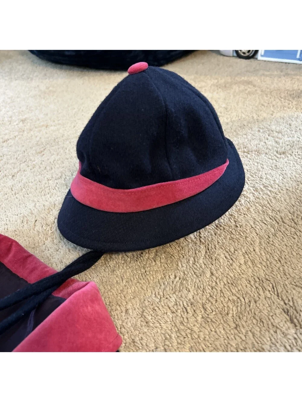 F.W. Fischer Design Girls Wool Overcoat & Hat Size 4